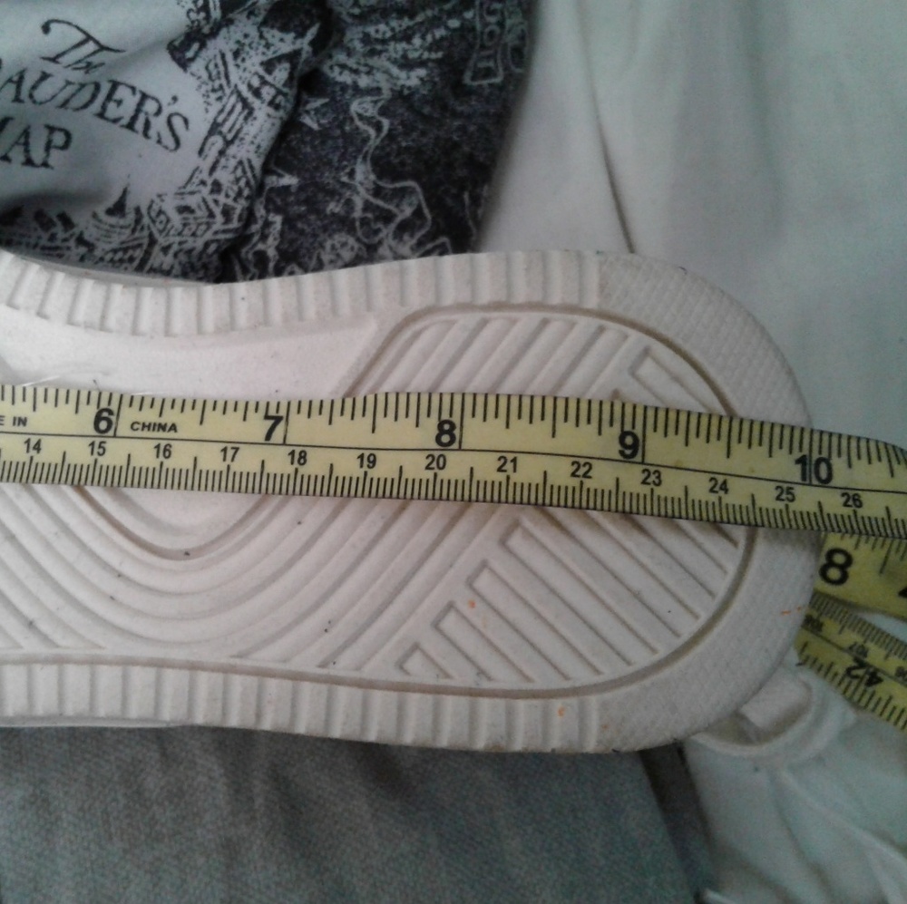 Silver Band Splash Color Sneaker Size 5 - Picture 8 of 8